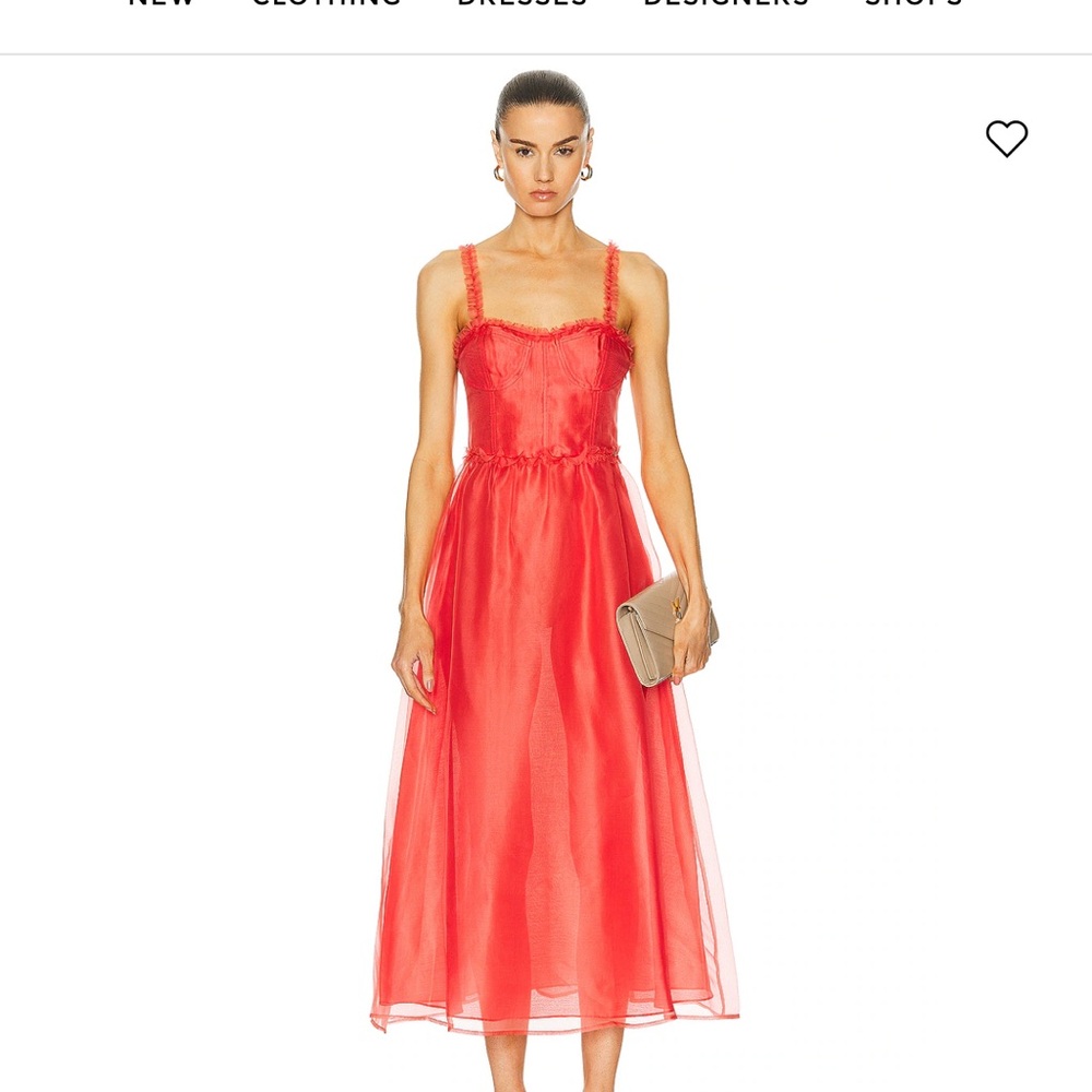 Ulla Johnson Gisele Dress Silk Dress in Desert Rose